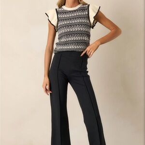 Spanx The Perfect Black Women's Flared Pants Sz XS